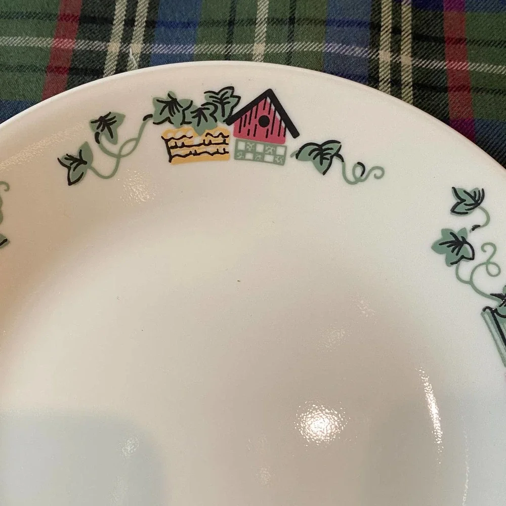 Corelle Birdhouse‎ Ivy Set of 4 Side Plates 6-3/4” FLAWLESS